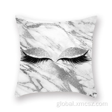 Canvas Eyelash Cushion Covers Custom gold stamping eyelash cushion cover Factory